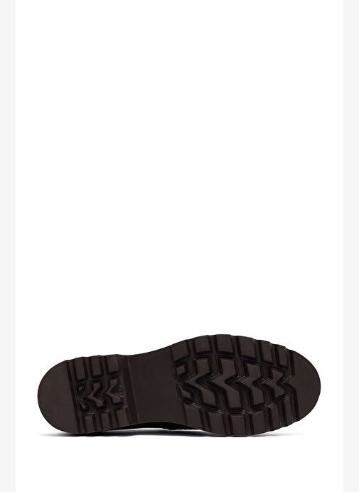 Erkek Kahverengi Deri Casual Loafer 25WFD7049FT - Görsel 5