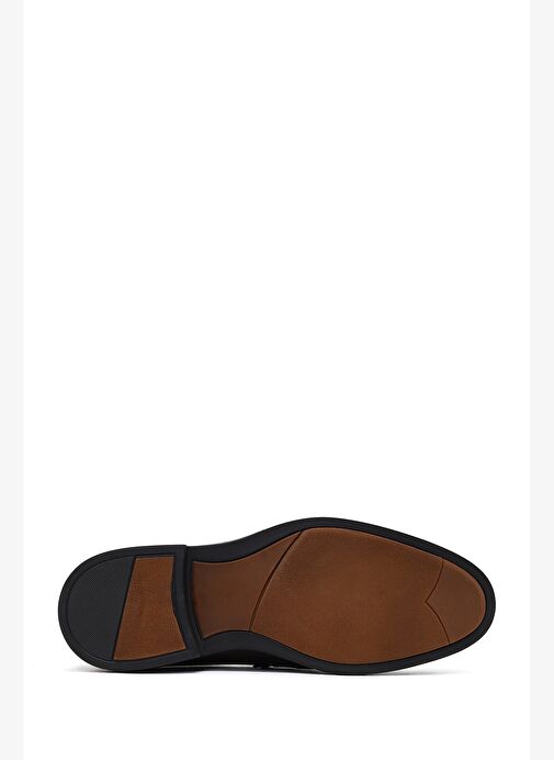 Erkek Kahverengi Tokalı Deri Loafer 25WFD664018 - Görsel 5
