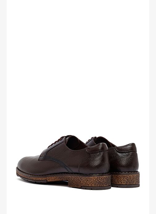Erkek Kahverengi Bağcıklı Deri Casual Ayakkabı 25WFD6716FT - Görsel 6