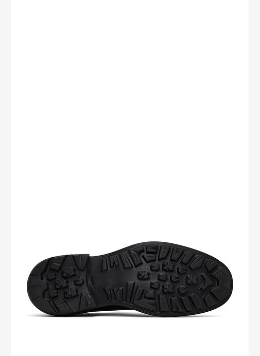 Erkek Siyah Bağcıklı Deri Casual Ayakkabı 25WFD604322 - Görsel 5