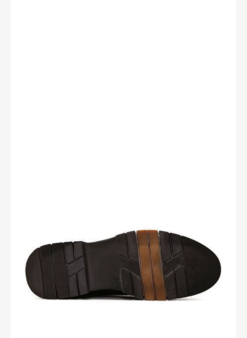 Erkek Kahverengi Bağcıklı Deri Casual Ayakkabı 25WFD676518 - Görsel 5