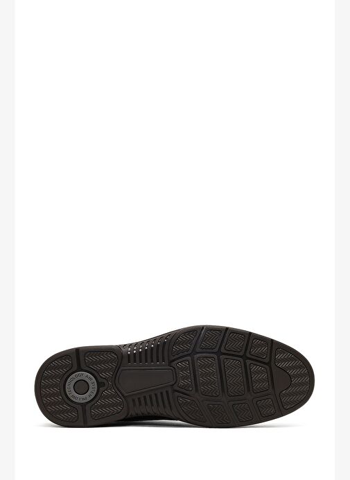 Erkek Kahverengi Bağcıklı Deri Casual Ayakkabı 25WFD677418 - Görsel 5