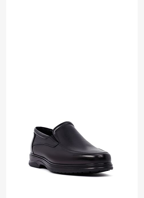 Erkek Siyah Deri Casual Loafer 25WFD676218 - Görsel 7