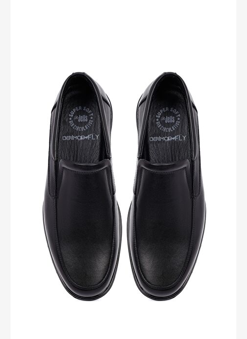 Erkek Siyah Deri Casual Loafer 25WFD676218 - Görsel 8