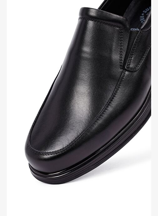 Erkek Siyah Deri Casual Loafer 25WFD676218 - Görsel 9
