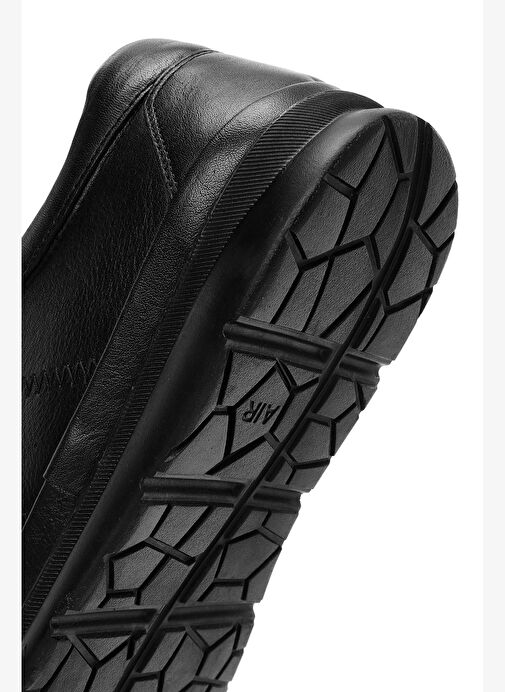 Erkek Siyah Bağcıklı Deri Casual Ayakkabı 25WFD6747FT - Görsel 9