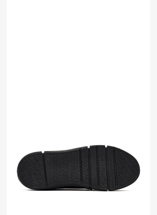 Erkek Siyah Bağcıklı Nubuk Deri Casual Ayakkabı 25WFD7101V3 - Görsel 5