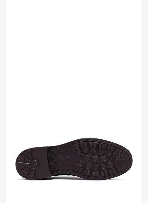 Erkek Kahverengi Bağcıklı Süet Deri Casual Ayakkabı 25WFD710210 - Görsel 5