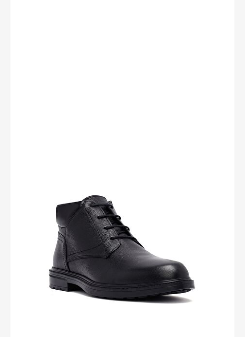 Erkek Siyah Fermuarlı Deri Bot 25WFD7100FT - Görsel 8
