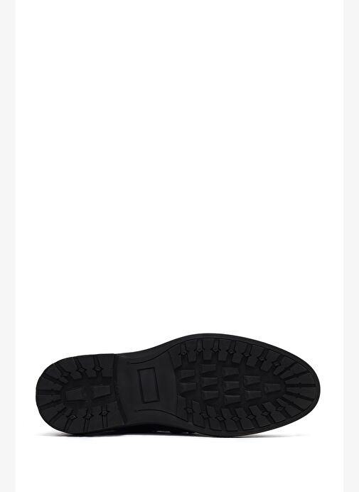 Erkek Siyah Deri Casual Loafer 25WFD710318 - Görsel 5
