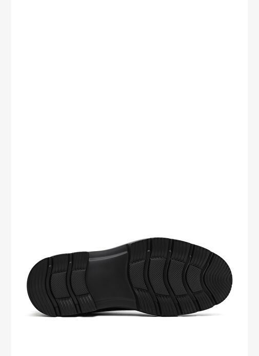 Erkek Siyah Deri Chelsea Bot 25WFD671818 - Görsel 6