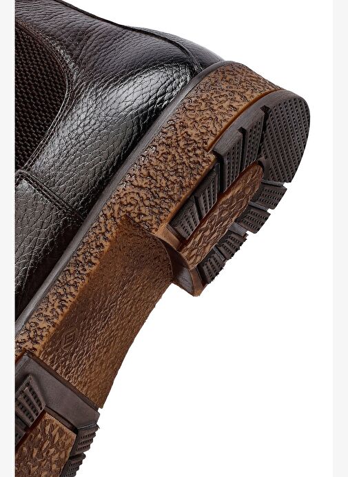 Erkek Kahverengi Deri Chelsea Bot 25WFD6719FT - Görsel 9