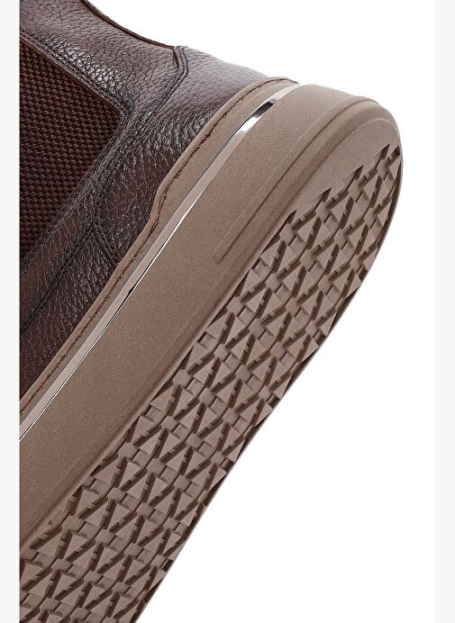 Erkek Kahverengi Bağcıklı Deri Spor Bot 25WFD6548FT - Görsel 9