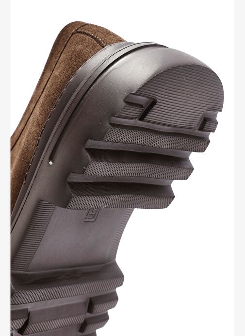 Erkek Kahverengi Bağcıklı Süet Deri Casual Ayakkabı 25WFD631710 - Görsel 9