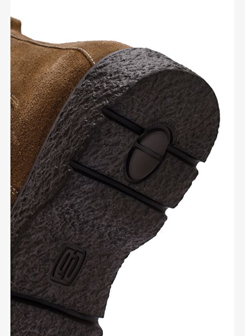 Erkek Vizon Süet Deri Chelsea Bot 25WFD632710 - Görsel 9