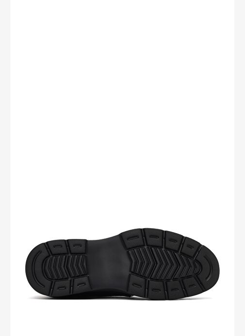 Erkek Kahverengi Bağcıklı Kalın Tabanlı Deri Casual Ayakkabı 25WFD6326FT - Görsel 5