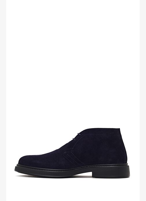 Erkek Lacivert Bağcıklı Süet Deri Bot 25WFD633210 - Görsel 3