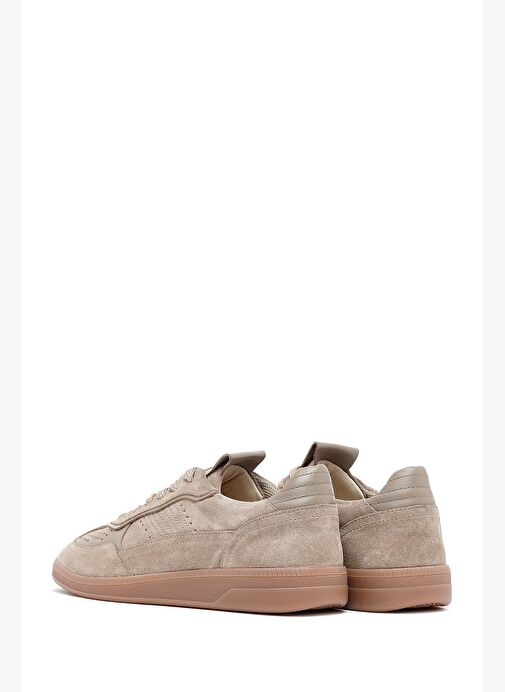 Kadın Taba Bağcıklı Süet Deri Sneaker 25AFD420310 - Görsel 6