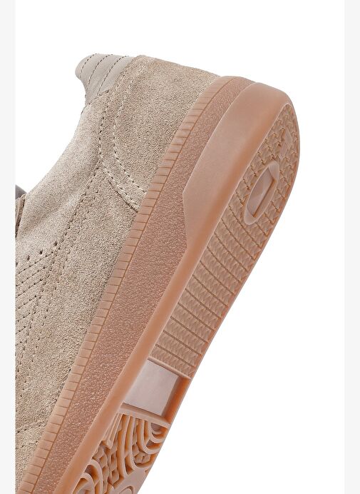 Kadın Taba Bağcıklı Süet Deri Sneaker 25AFD420310 - Görsel 9