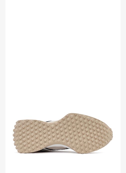 Kadın Beyaz Bağcıklı Kalın Tabanlı Sneaker 25AFD430514 - Görsel 5