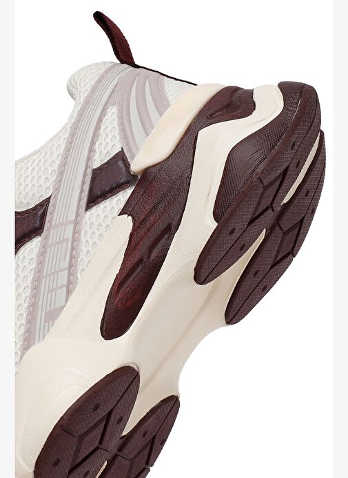 Kadın Bordo Bağcıklı Kalın Tabanlı Sneaker 25AFD431114 - Görsel 9