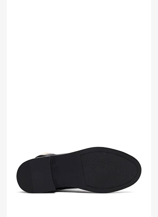 Kadın Siyah Fermuarlı Toka Detaylı Bot 25WFE401018 - Görsel 6