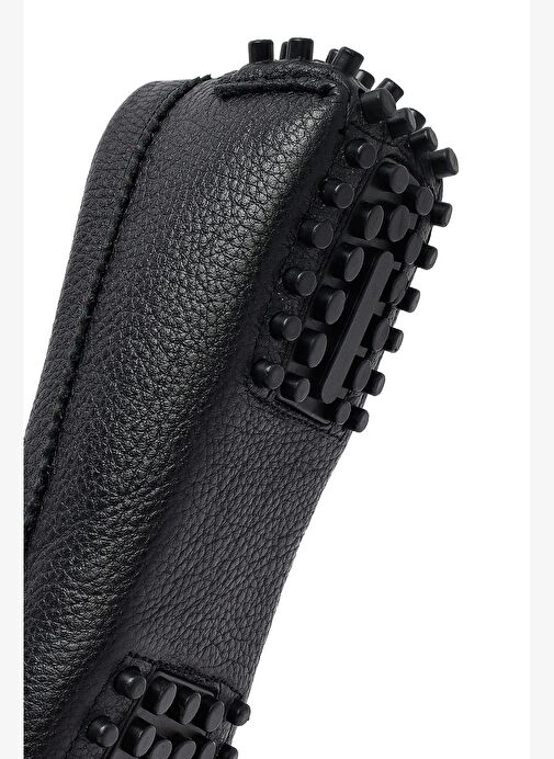 Kadın Siyah Deri Loafer 25AFD1418FT - Görsel 9