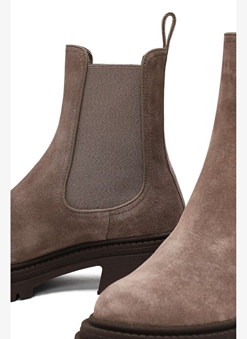Kadın Vizon Süet Deri Chelsea Bot 25WFD141010 - Görsel 9