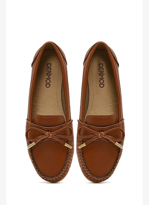 Kadın Taba Tokalı Loafer 25AFE1451FT - Görsel 5