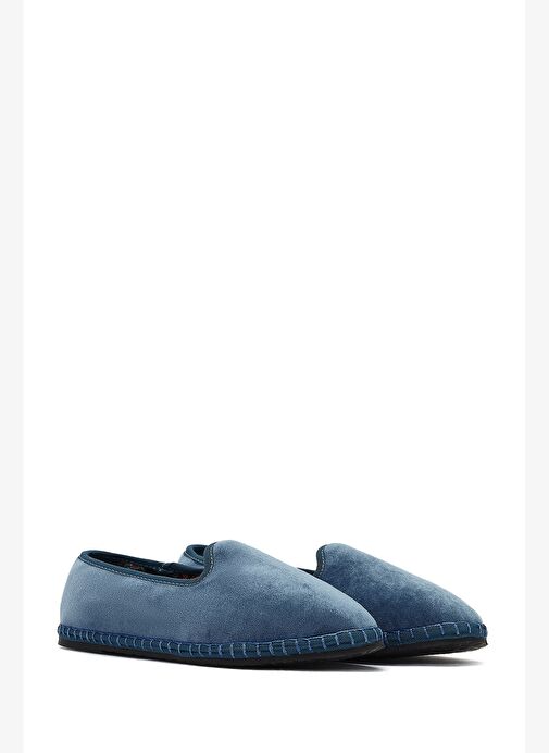 Kadın Mavi Kumaş Loafer 25AFD20546F - Görsel 4