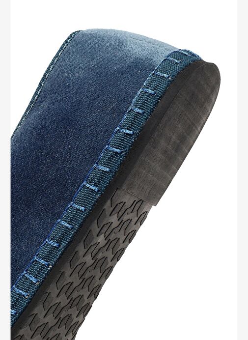 Kadın Mavi Kumaş Loafer 25AFD20546F - Görsel 9