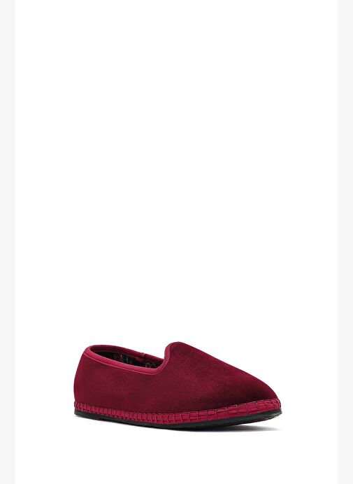 Kadın Bordo Kumaş Loafer 25AFD20546F - Görsel 7