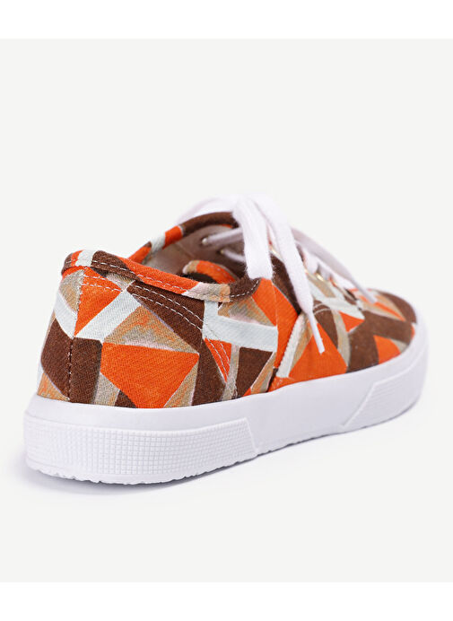 Yargıcı Yargıcı Belirsiz Turuncu-Kahverengi Kadın Kumaş Sneaker 23YKAY4015X | Boyner Belirsiz - 4. görsel