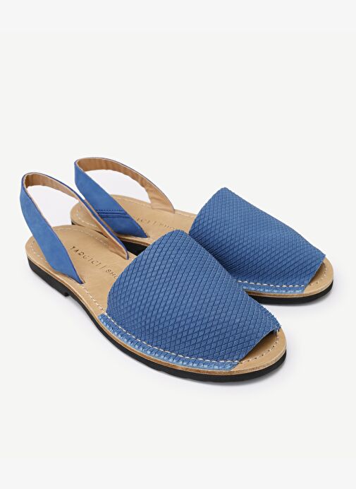 GELENEKSEL İSPANYA MODELİ DERİ ESPARDENYA - Görsel 5