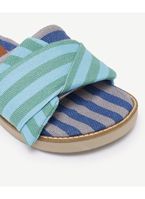 Yargıcı Bordo-Turuncu Kadın Kumaş Terlik 23YKAY4025X - Görsel 3