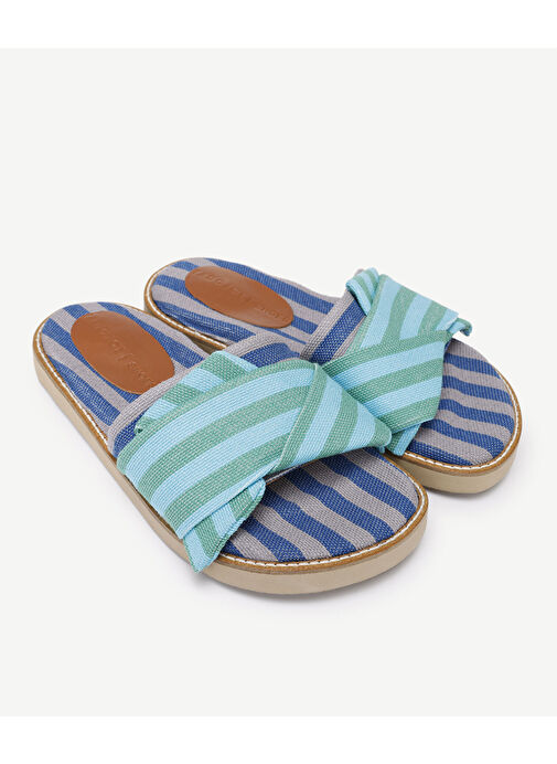 Yargıcı Bordo-Turuncu Kadın Kumaş Terlik 23YKAY4025X - Görsel 5