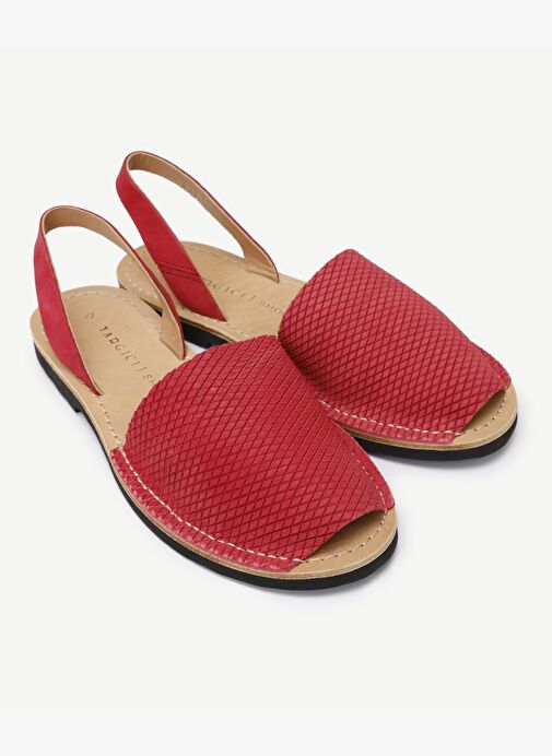 GELENEKSEL İSPANYA MODELİ DERİ ESPARDENYA - Görsel 5