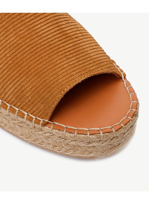 DERİ ESPADRİL TERLİK - Görsel 3
