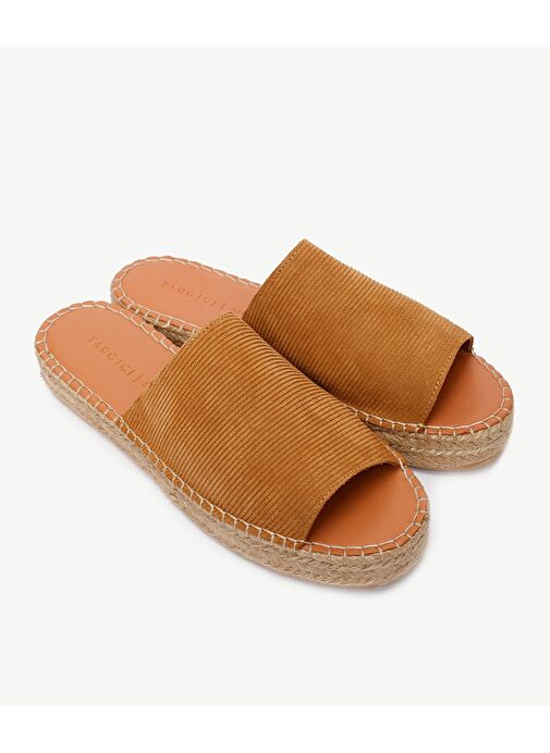 DERİ ESPADRİL TERLİK - Görsel 4