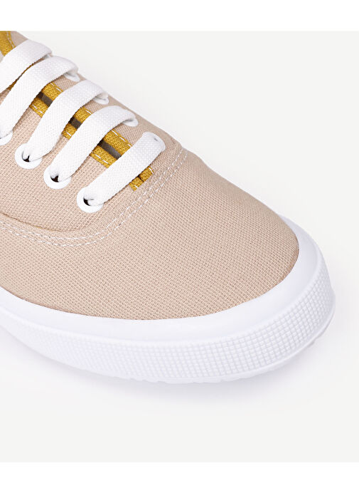 Yargıcı Haki Kadın Kumaş Sneaker 23YKAY4015E - Görsel 4