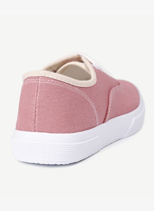 DÜZ RENK KUMAŞ SNEAKER - Görsel 5