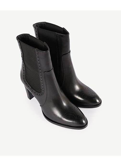 YUMUŞAK TABANLI LASTİKLİ DERİ BOT - Görsel 6