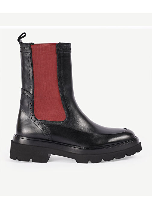 Yargıcı Yargıcı Siyah RENKLİ LASTİKLİ DERİ BOT | Boyner Siyah - 3. görsel