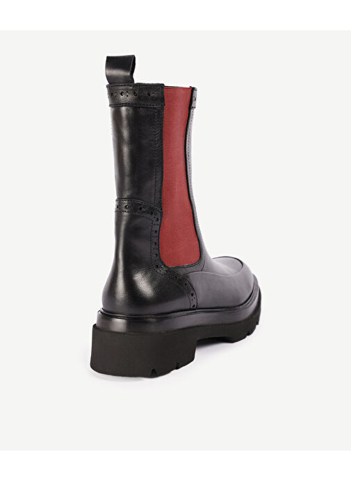 Yargıcı Yargıcı Siyah RENKLİ LASTİKLİ DERİ BOT | Boyner Siyah - 5. görsel