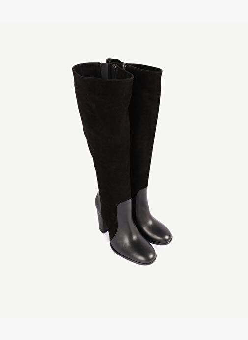 DERİ TOPUKLU ÇİZME - Görsel 10