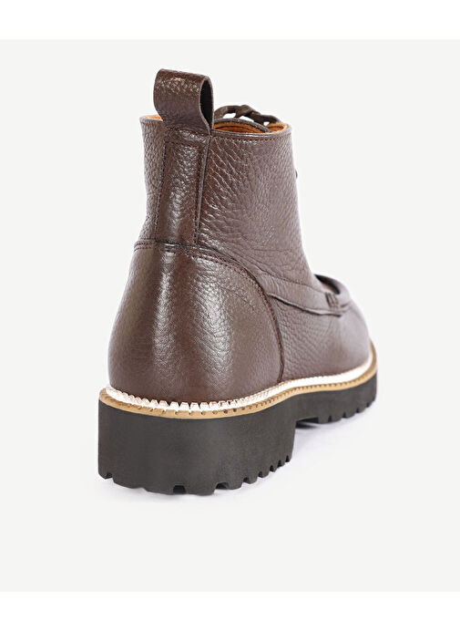 TAY TÜYÜ DETAYLI DERİ BOT - Görsel 5