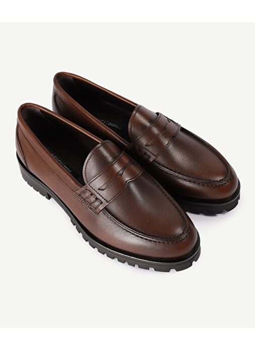 Yargıcı Yargıcı Kahverengi ÖZEL YUMUŞAK TABANA SAHİP LOAFER | Boyner Kahverengi - 6. görsel