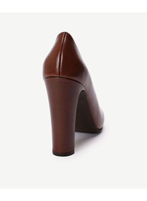 DERİ TOPUKLU AYAKKABI - Görsel 4