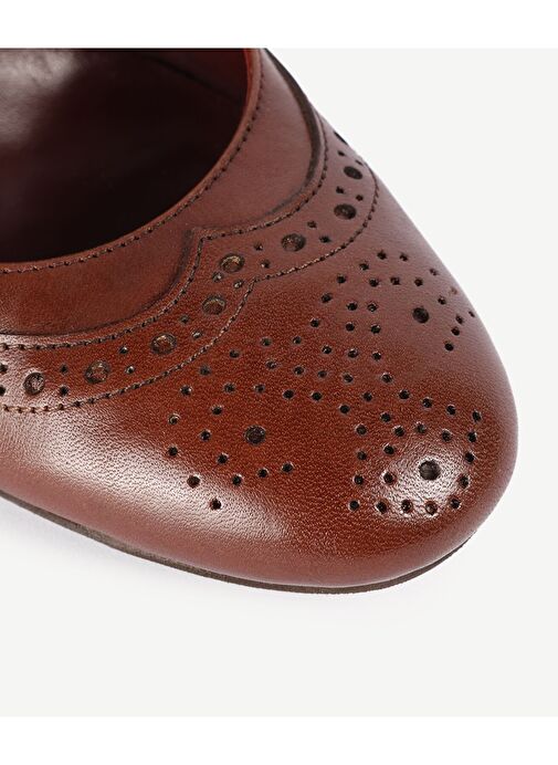 Yargıcı Yargıcı Kahverengi Yumuşak Tabanlı Deri Topuklu Ayakkabı Boyner'de! Kahverengi - 4. görsel