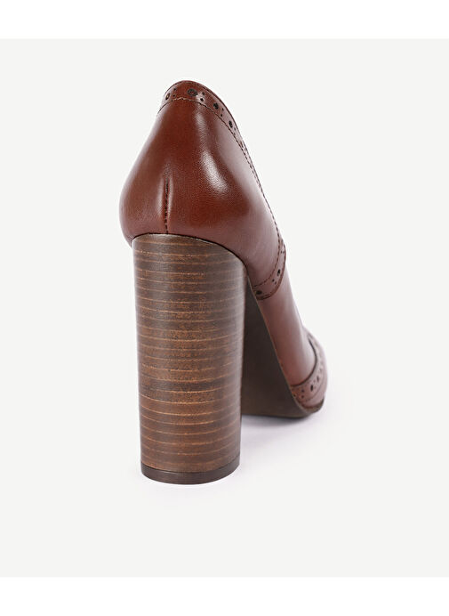 Yargıcı Yargıcı Kahverengi Yumuşak Tabanlı Deri Topuklu Ayakkabı Boyner'de! Kahverengi - 5. görsel
